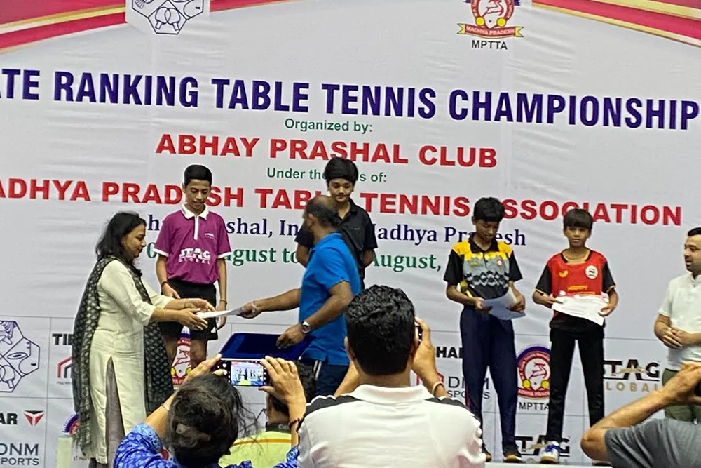 1st M. P. State Ranking Table Tennis tournament 03