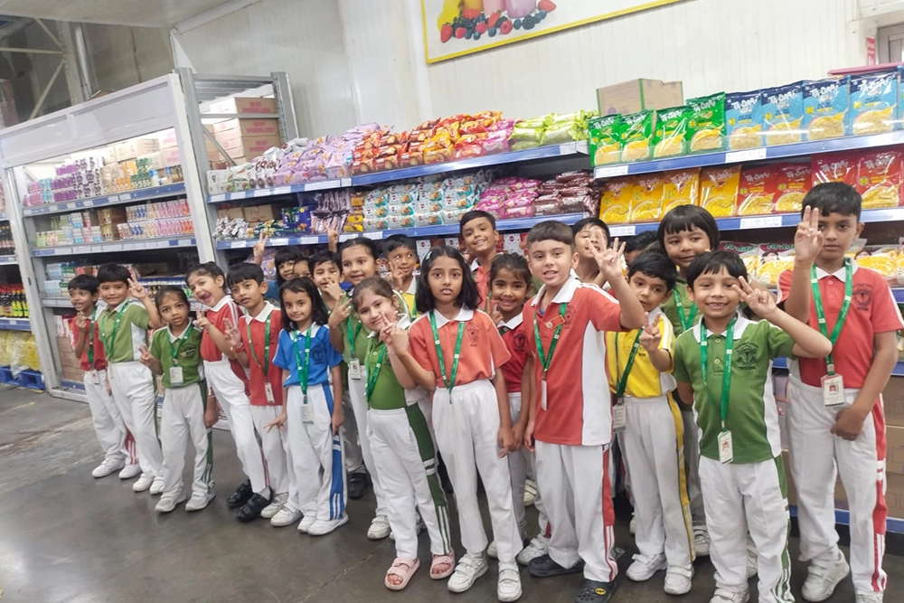 Classes I and II were taken to Metro 03