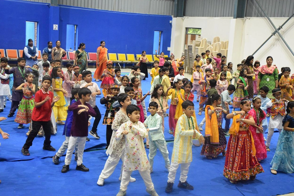 Navratri festivities came alive with a vibrant Garba Celebration 1 oct 2025 01